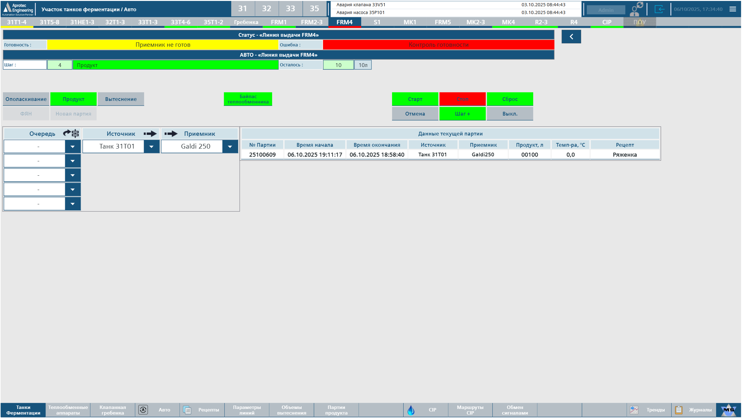 Проект автоматизации ферментации — Казахстан