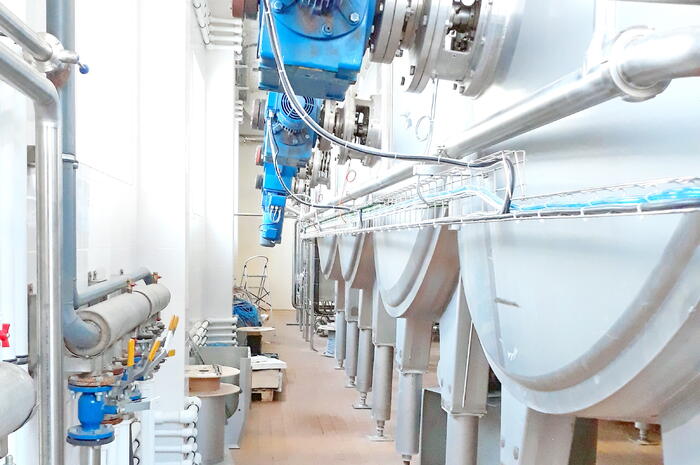 Modernization сottage cheese production line