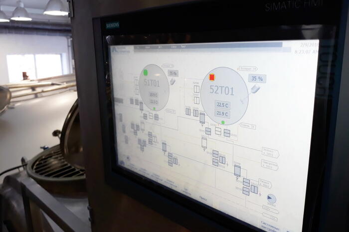 Modernization сottage cheese production line
