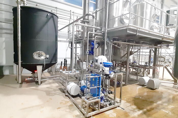 Automation of the VIGAND-4000 vacuum evaporator for wort production