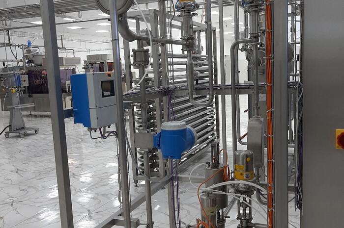 ACS for a workshop for the production of dairy products of a wide range