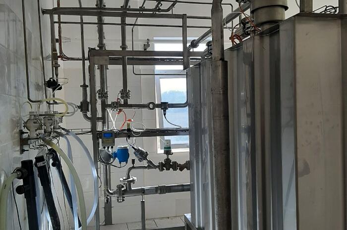 ACS for a workshop for the production of dairy products of a wide range