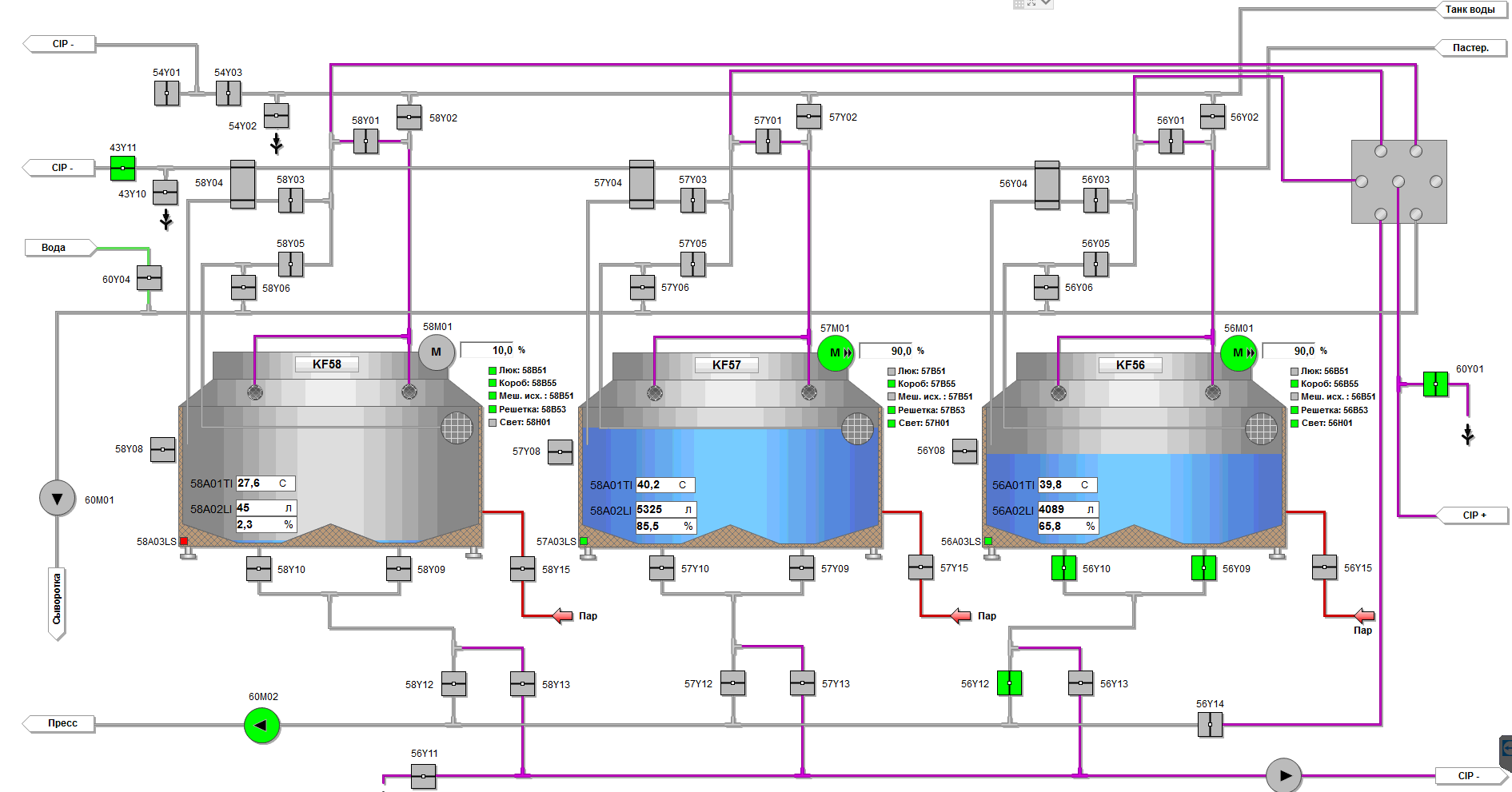 Automation cheese production line in Uzbekistan