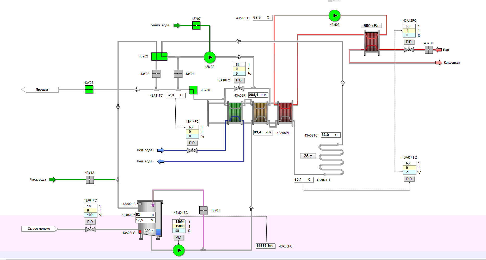 Automation cheese production line in Uzbekistan